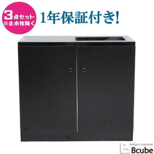 売切れ キッチン 人工大理石製 キッチンシンク+化粧台+排水トラップの