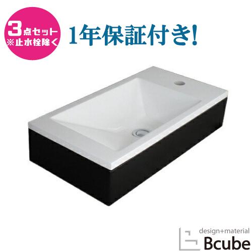 洗面台 交換 洗面化粧台 人工大理石製洗面ボウルの３点セット ホワイト 幅55 奥行28 高12cm Ink h W Ink h W ビーキューブyahoo ショッピング店 通販 Yahoo ショッピング