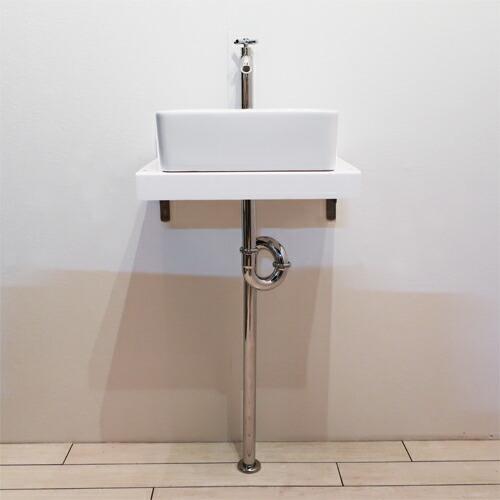 洗面台 交換 450 リフォーム おしゃれ コンパクト 日本製 6点セット 幅