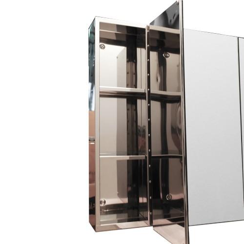 ミラーキャビネット おしゃれ リフォーム 交換 DIY 三面鏡 収納