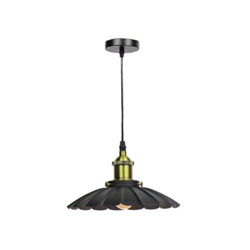 照明 天井 ペンダントライト ブラック(黒) おしゃれ LED電球対応 幅24