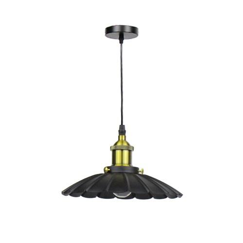 照明 天井 ペンダントライト ブラック(黒) おしゃれ LED電球対応 幅24