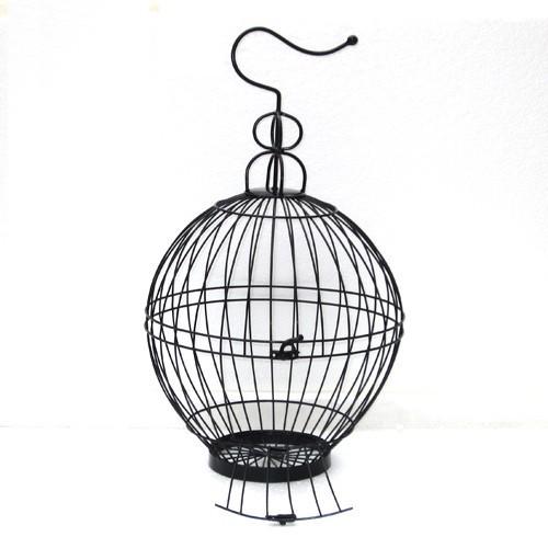 ロートアイアン 鳥かご オブジェ 飾り インテリア アンティーク風 幅29