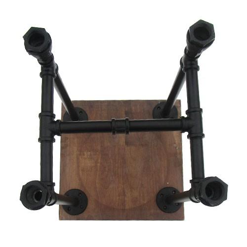 ガス管 ダイニングチェア 椅子 家具 スチームパンク 幅40 高55cm Ink h Ink h ビーキューブyahoo ショッピング店 通販 Yahoo ショッピング