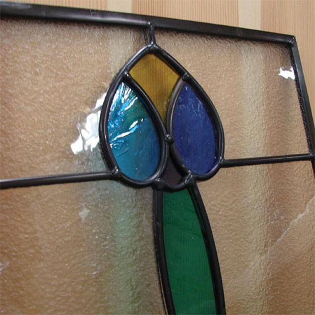 アイアン　フレーム　ステンドグラス ステンドグラス ガラス おしゃれ かわいい リフォーム 交換 DIY 窓枠