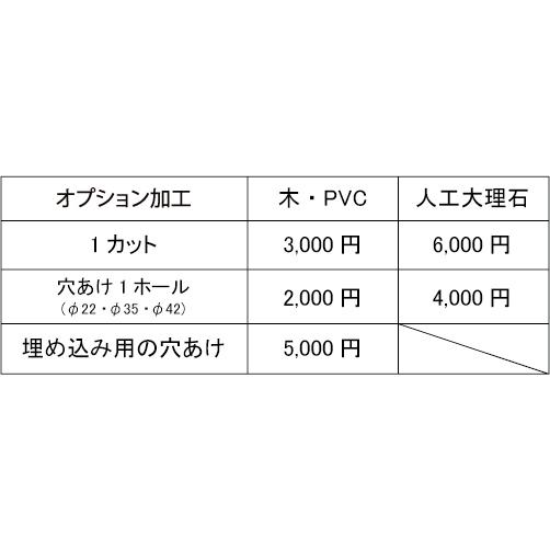 カウンター 天板 木製 交換 リフォーム おしゃれ 綺麗 DIY 赤茶 幅60×奥行45×厚み2cm INK-TT371｜bcube｜08