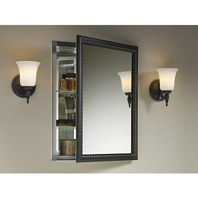 ミラーキャビネット おしゃれ リフォーム 交換 DIY 鏡 スクエア KOHLER