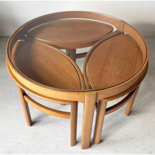 Nathan ヴィンテージ チーク ゲートレッグ ローテーブル コーヒーテーブル Nathan ヴィンテージ チーク ゲートレッグ ローテーブル コーヒー