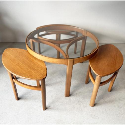 Nathan ヴィンテージ チーク ゲートレッグ ローテーブル コーヒーテーブル Nathan ヴィンテージ チーク ゲートレッグ ローテーブル コーヒー