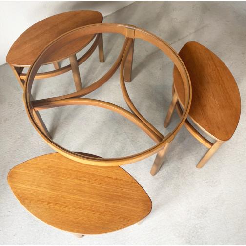 Nathan ヴィンテージ チーク ゲートレッグ ローテーブル コーヒーテーブル Nathan ヴィンテージ チーク ゲートレッグ ローテーブル コーヒー