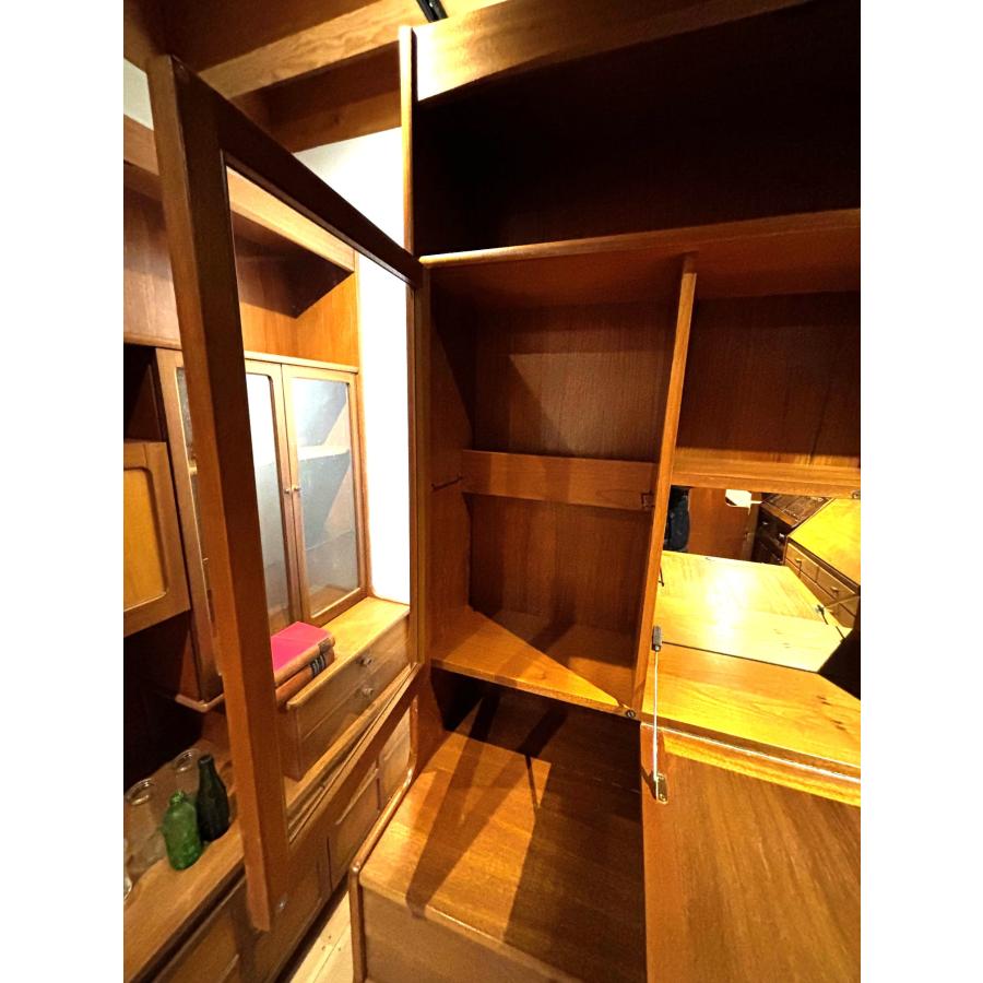 VINTAGE ネイサン NATHAN 食器棚 キャビネット リビング ダイニング