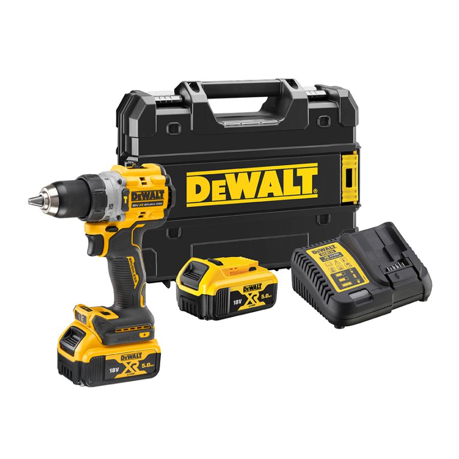 デウォルト (DEWALT) コードレス 振動ドリルドライバー DCD805P2T 18V