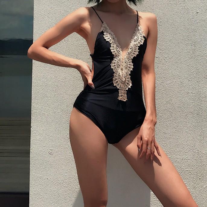 配色レースオールインワン水着 sw0007 p Select 通販 Yahoo ショッピング