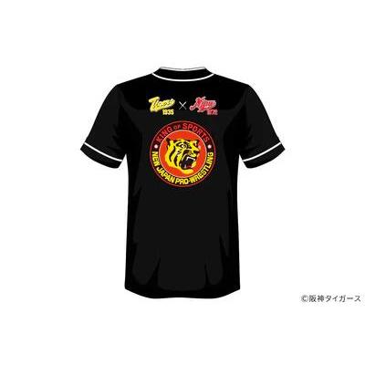 阪神タイガース×新日本プロレス コラボベースボールシャツ 新日本