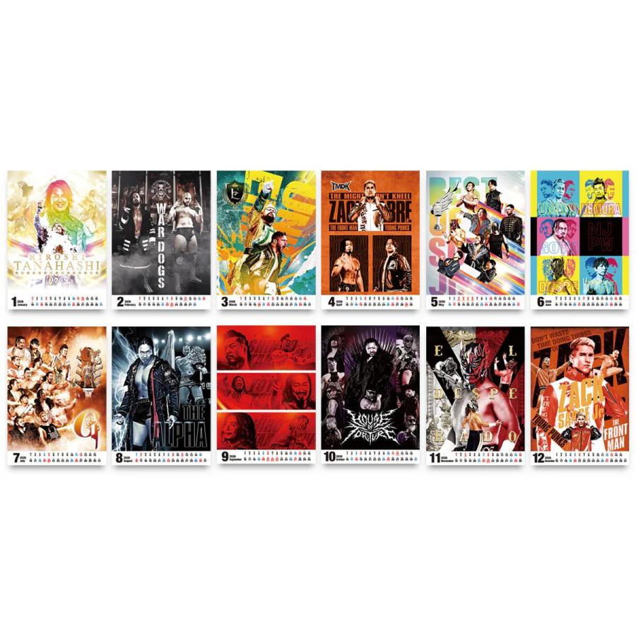 ♡※後右1006 新日本プロレス カレンダー 木製パネル 3点まとめ 2026年 新日本プロレス カレンダー（壁掛けタイプ B3サイズ）新日本