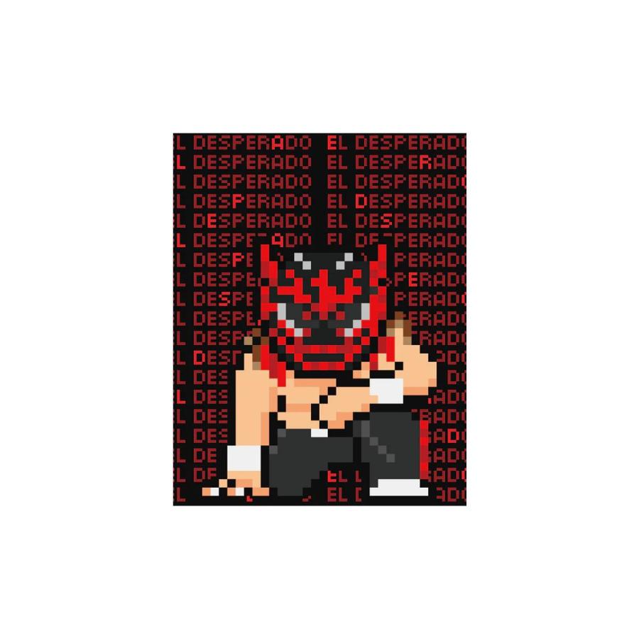 エル・デスペラード 「 dotswrestler」クリアファイル ＆ ステッカー3枚1セット（ALIVE IN DEATH）新日本プロレス NJPW |  | 02