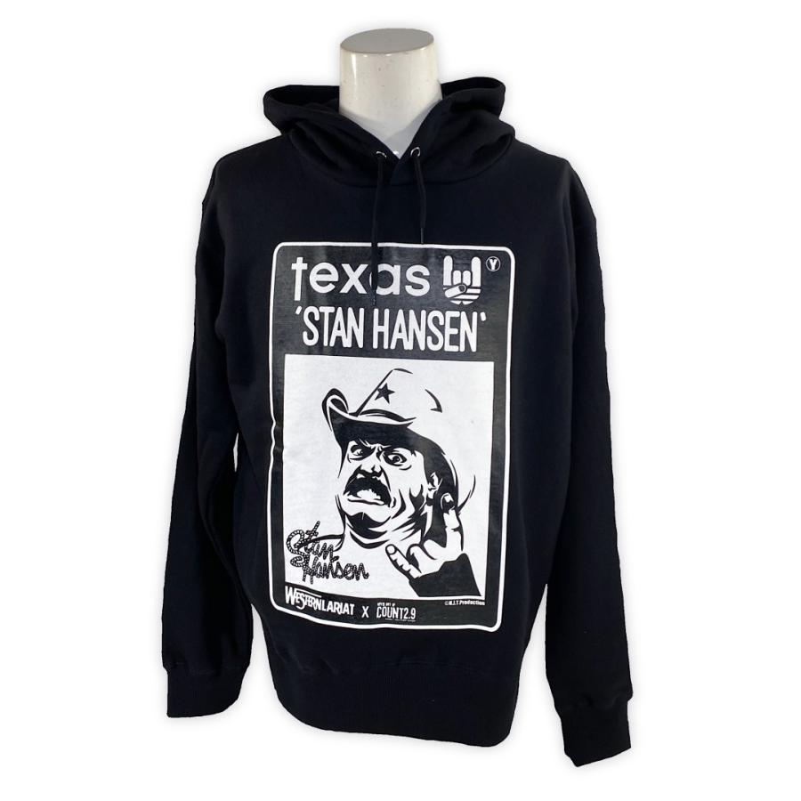 スタンハンセン × Count2.9 パーカー (Black) 新日本プロレス NJPW