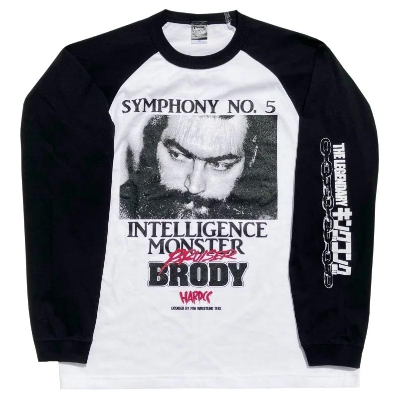 ブルーザー・ブロディ/運命 ラグランロングスリーブTシャツ Hardcore