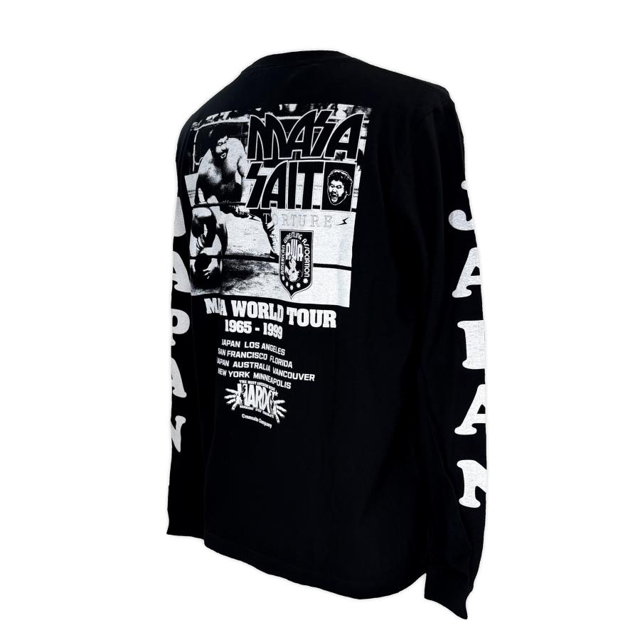 マサ斎藤 2024 ロングスリーブTシャツ (JAPAN・ブラック) Hardcore