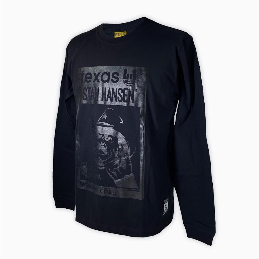 【貴重品】スタンハンセン　Tシャツ　全日本プロレス 天龍源一郎xスタン・ハンセン Tシャツ (ブラック) – プロレス専門店