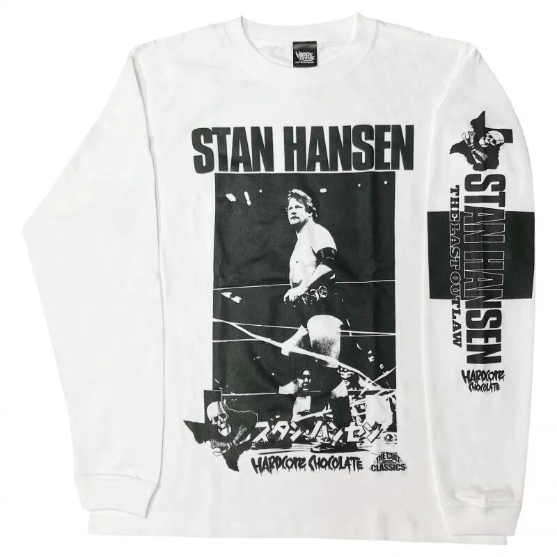 スタン・ハンセン/ロングスリーブTシャツ（カウボーイ・ホワイト
