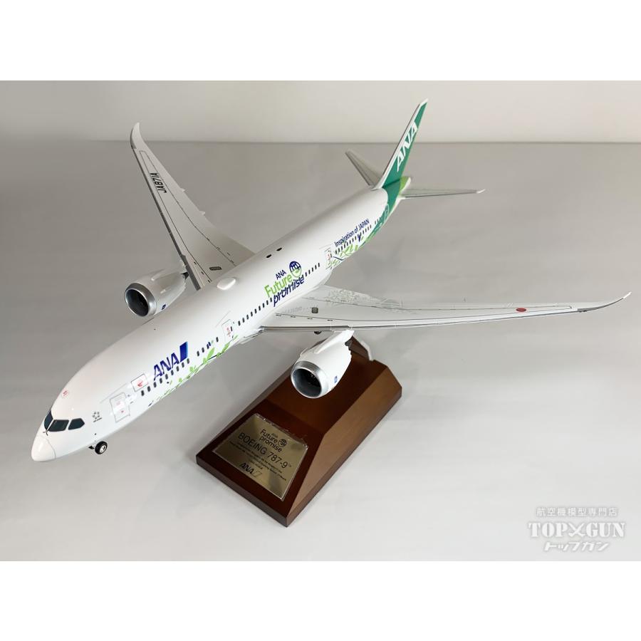 【値下げ　ANA 787-9Future Promise グリーンジェット塗装】 まさに異色の「緑のANA」特別塗装機、客室はどんなもの？ 目も耳