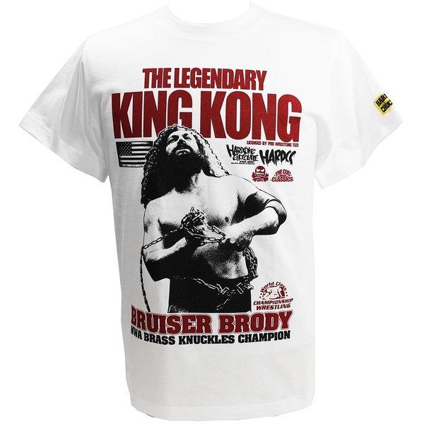 Xxlサイズ 新日本プロレス Njpw ブルーザー ブロディ レジェンダリー キンクコング ホワイト Tシャツ Hardcore Chocolate ハードコアチョコレート T rody Lkkong Xxl プロレスショップ バックドロップ 通販 Yahoo ショッピング