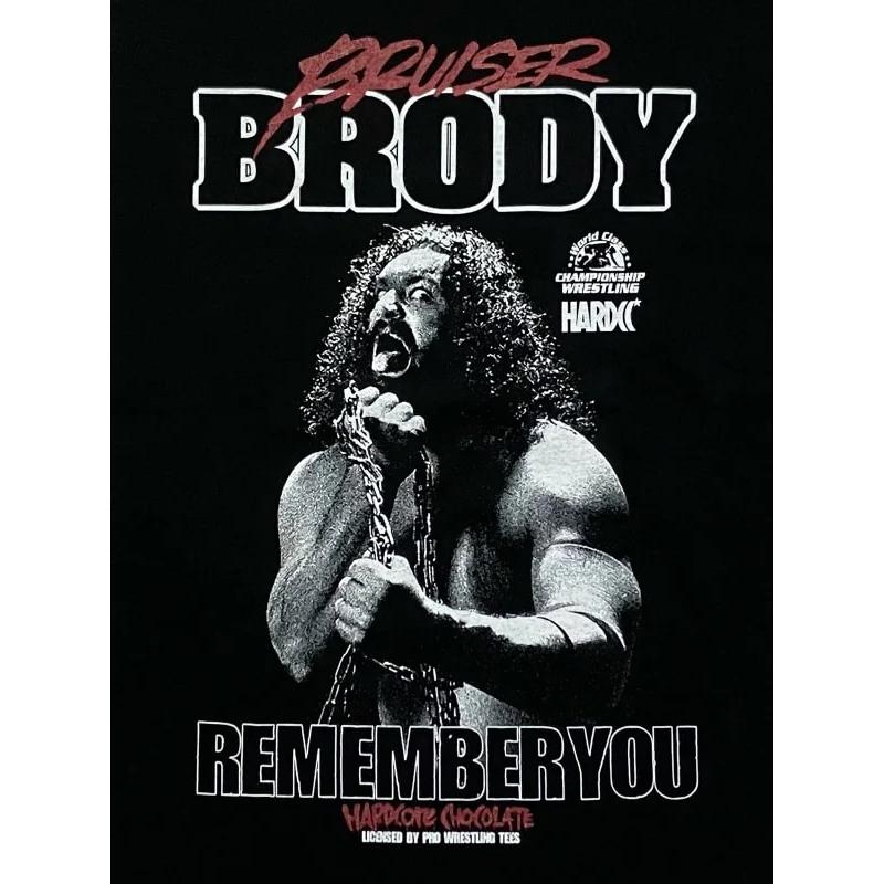 ブルーザー・ブロディ　レプリカ衣装 ブルーザー・ブロディ/リメンバーユー Tシャツ (ブラック) Hardcore