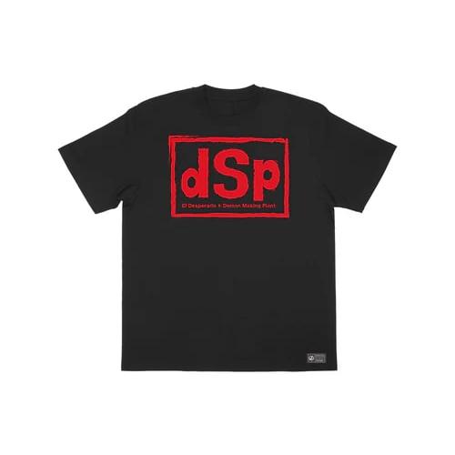 キン肉マン二世コラボ エル・デスペラード×d.M.p Tシャツ (ブラック×レッド) 新日本プロレス NJPW :メール便対応 |  | 01