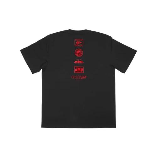 キン肉マン二世コラボ エル・デスペラード×d.M.p Tシャツ (ブラック×レッド) 新日本プロレス NJPW :メール便対応 |  | 02
