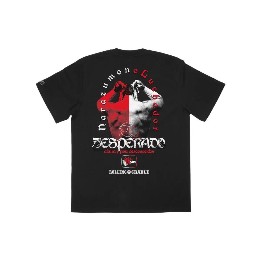 エル・デスペラード×ROLLING CRADLE コラボTシャツ（ブラック×ホワイト