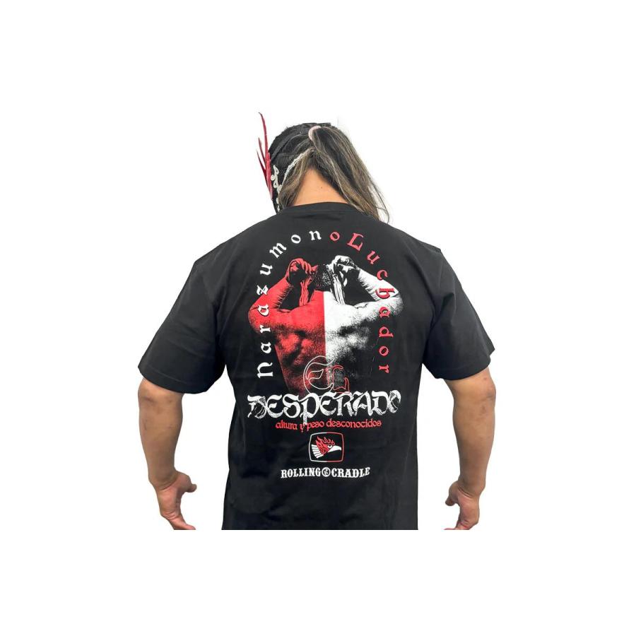 エル・デスペラード×ROLLING CRADLE コラボTシャツ（ブラック×ホワイト