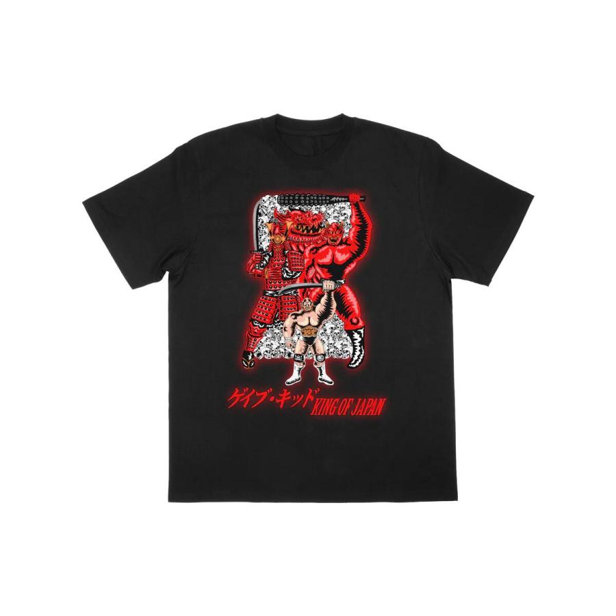 ゲイブ・キッド「KING OF JAPAN」イラストTシャツ（ブラック）新日本