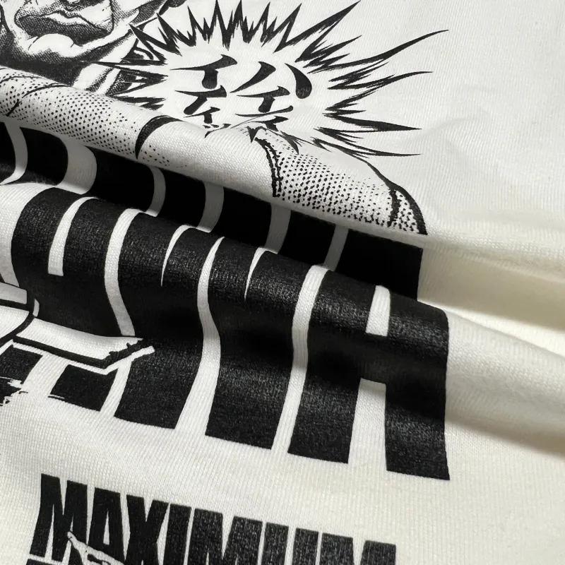 グラップラー刃牙 渋川剛気（合気バニラホワイト）Tシャツ Hardcore