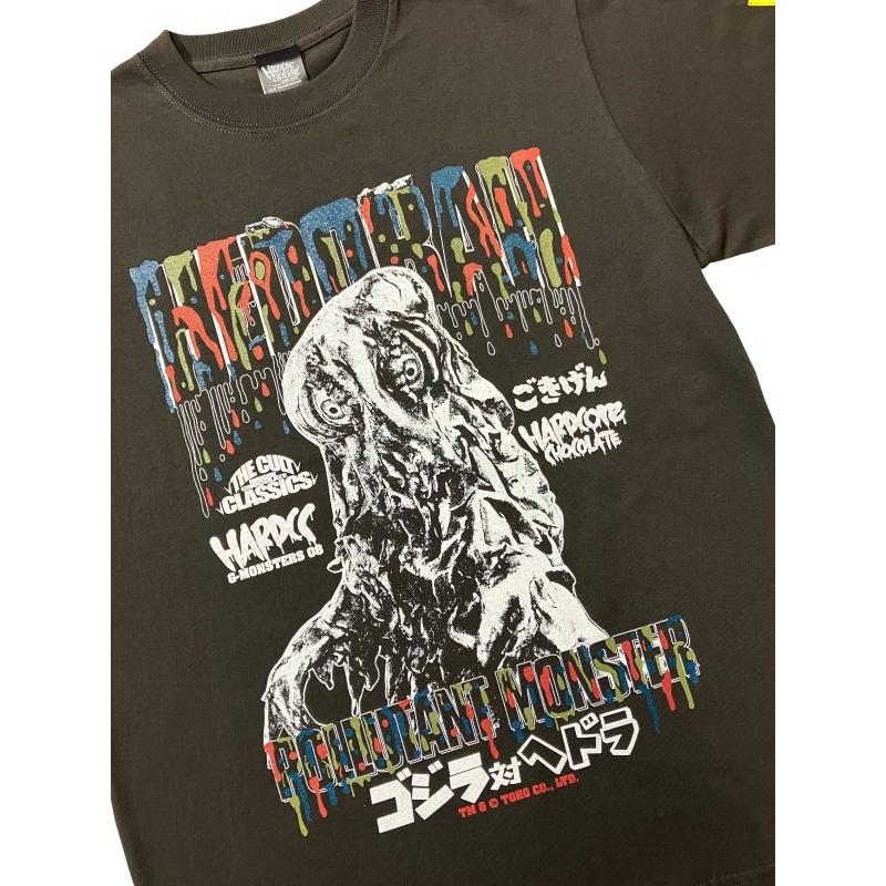 ヘドラ (公害スミ) Tシャツ Hardcore Chocolate/ハードコア