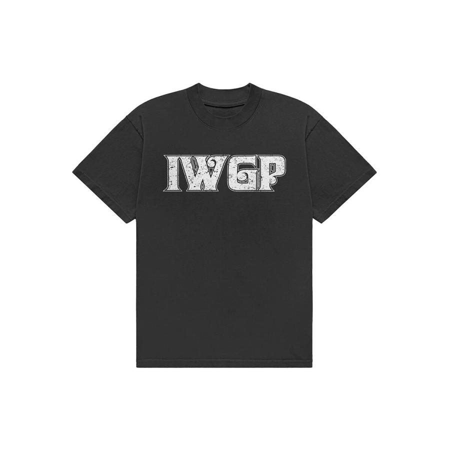 IWGP フェードウォッシュ Tシャツ 新日本プロレス NJPW :メール便対応