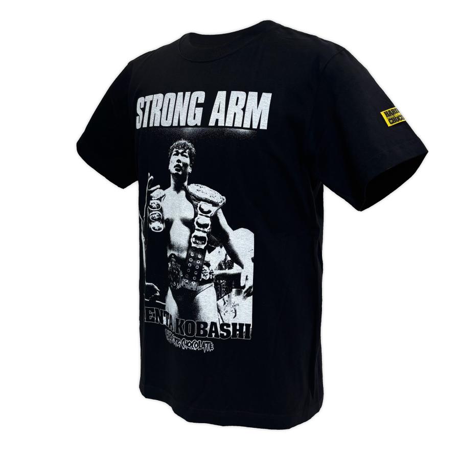 小橋建太 STRONG ARM（鉄人ブラック）Tシャツ Hardcore Chocolate