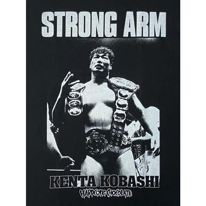 小橋建太 STRONG ARM（鉄人ブラック）Tシャツ Hardcore Chocolate