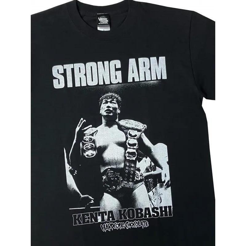 小橋建太 STRONG ARM（鉄人ブラック）Tシャツ Hardcore Chocolate