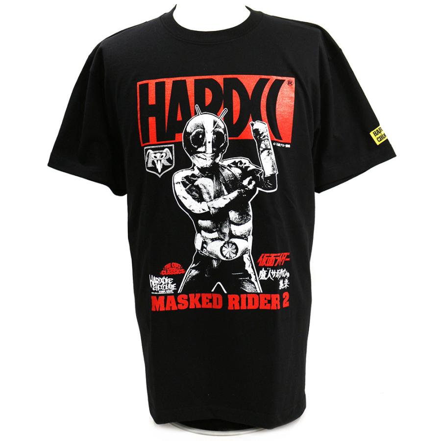 メール便対応 仮面ライダー2号 ライダーパンチ ブラック Tシャツ Hardcore Chocolate ハードコアチョコレート T Krid 2gou プロレスショップ バックドロップ 通販 Yahoo ショッピング