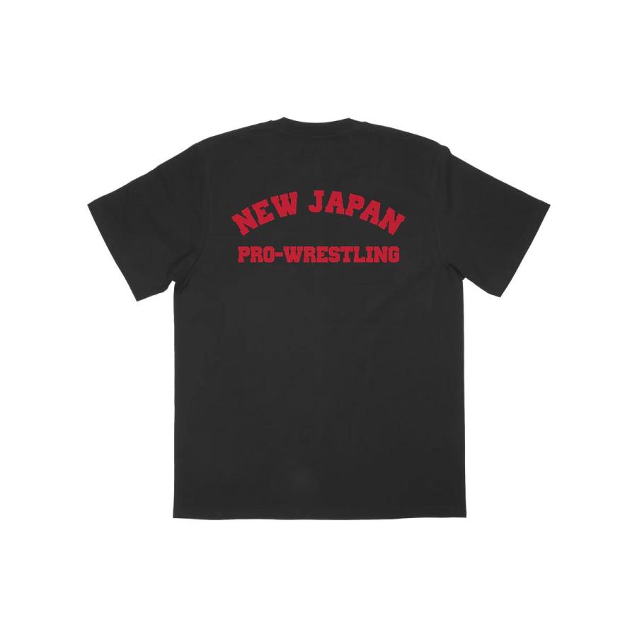 ライオンマーク Tシャツ（ブラック×レッド）新日本プロレス NJPW