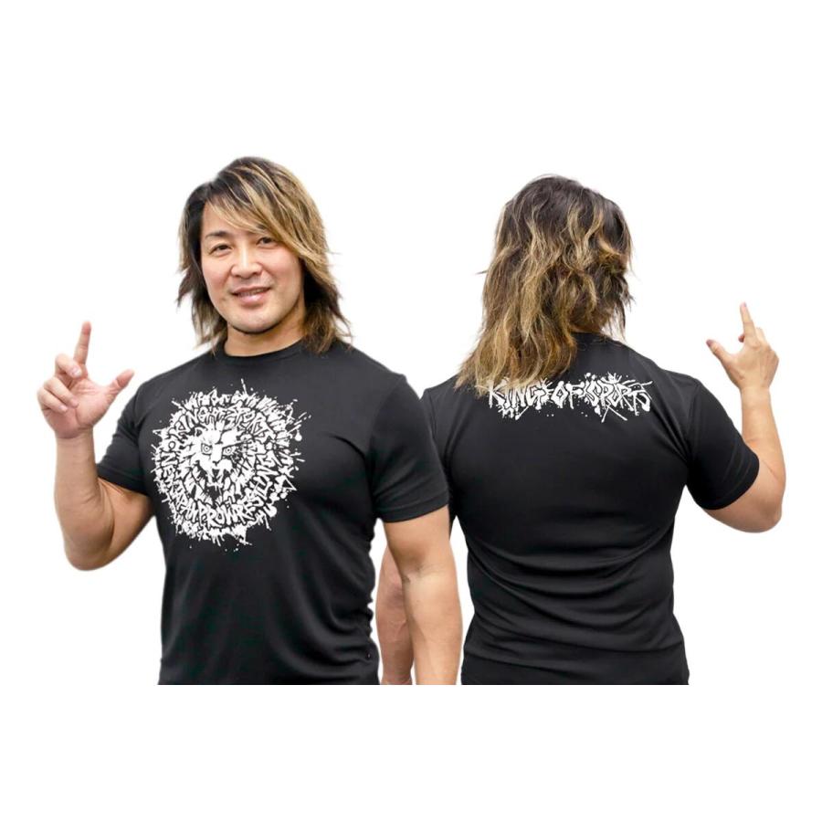 ライオンマーク ドライTシャツ（2025・ブラック×ホワイト）新日本