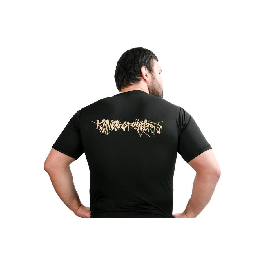 ライオンマーク ドライTシャツ（2026・ブラック×ゴールド）新日本