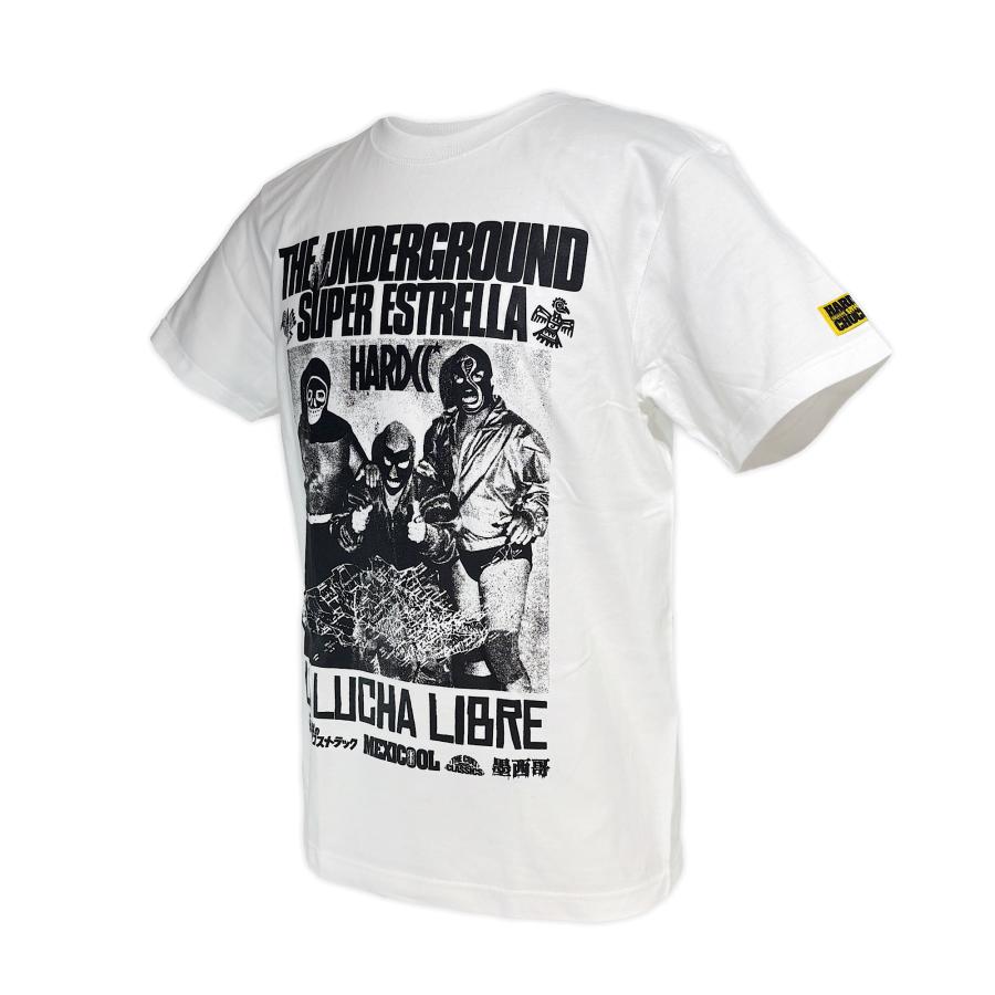 LUCHA LIBRE 空中戦（墨西哥ホワイト）Tシャツ Hardcore Chocolate