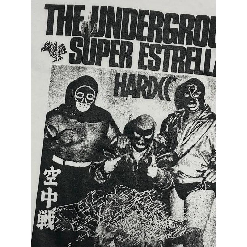 【Used】EARTH CRISIS VICTORY製 バスケシャツ　ハードコア LUCHA LIBRE 空中戦（墨西哥ホワイト）Tシャツ Hardcore Chocolate
