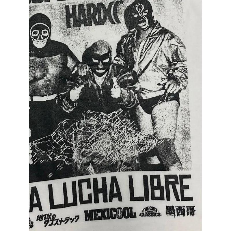 LUCHA LIBRE 空中戦（墨西哥ホワイト）Tシャツ Hardcore Chocolate