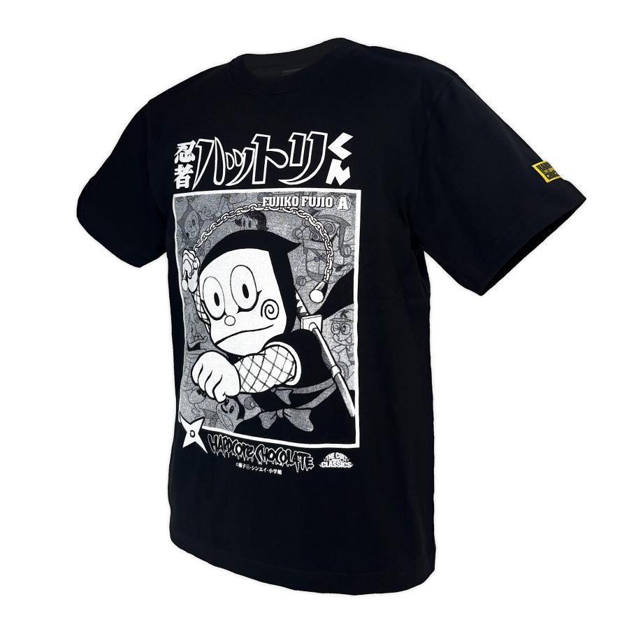 忍者ハットリくん (どんぐりまなこブラック) Tシャツ Hardcore