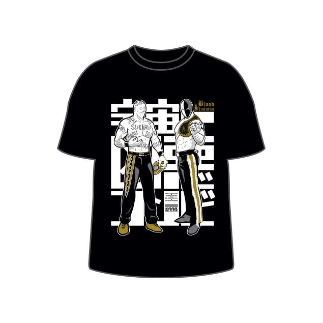 メール便対応 新日本プロレス Njpw キン肉マンコラボ 金丸義信 エル デスペラード 宇宙一凶悪コンビ Tシャツ ブラック T Njkn Kexuk プロレスショップ バックドロップ 通販 Yahoo ショッピング