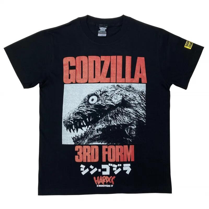 シン・ゴジラ 第3形態（京浜運河ブラック）Tシャツ Hardcore Chocolate