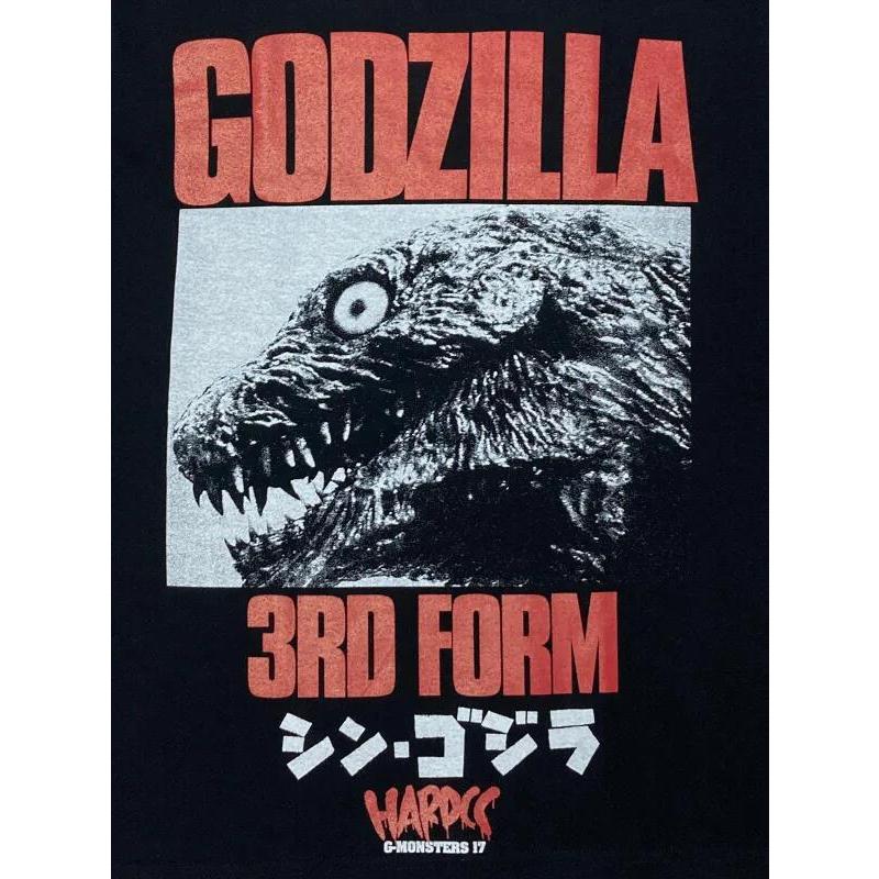 シン・ゴジラ 第3形態（京浜運河ブラック）Tシャツ Hardcore Chocolate